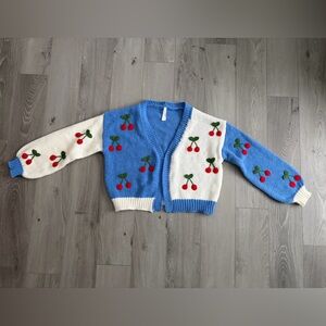 Dreamers by Debut Cherry Knit Cardigan 🍒